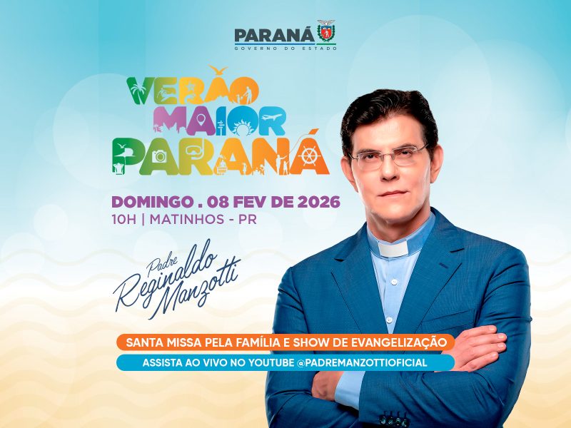 Santa Missa da Família com Padre Reginaldo Manzotti marca programação do Verão Maior no litoral do Paraná
